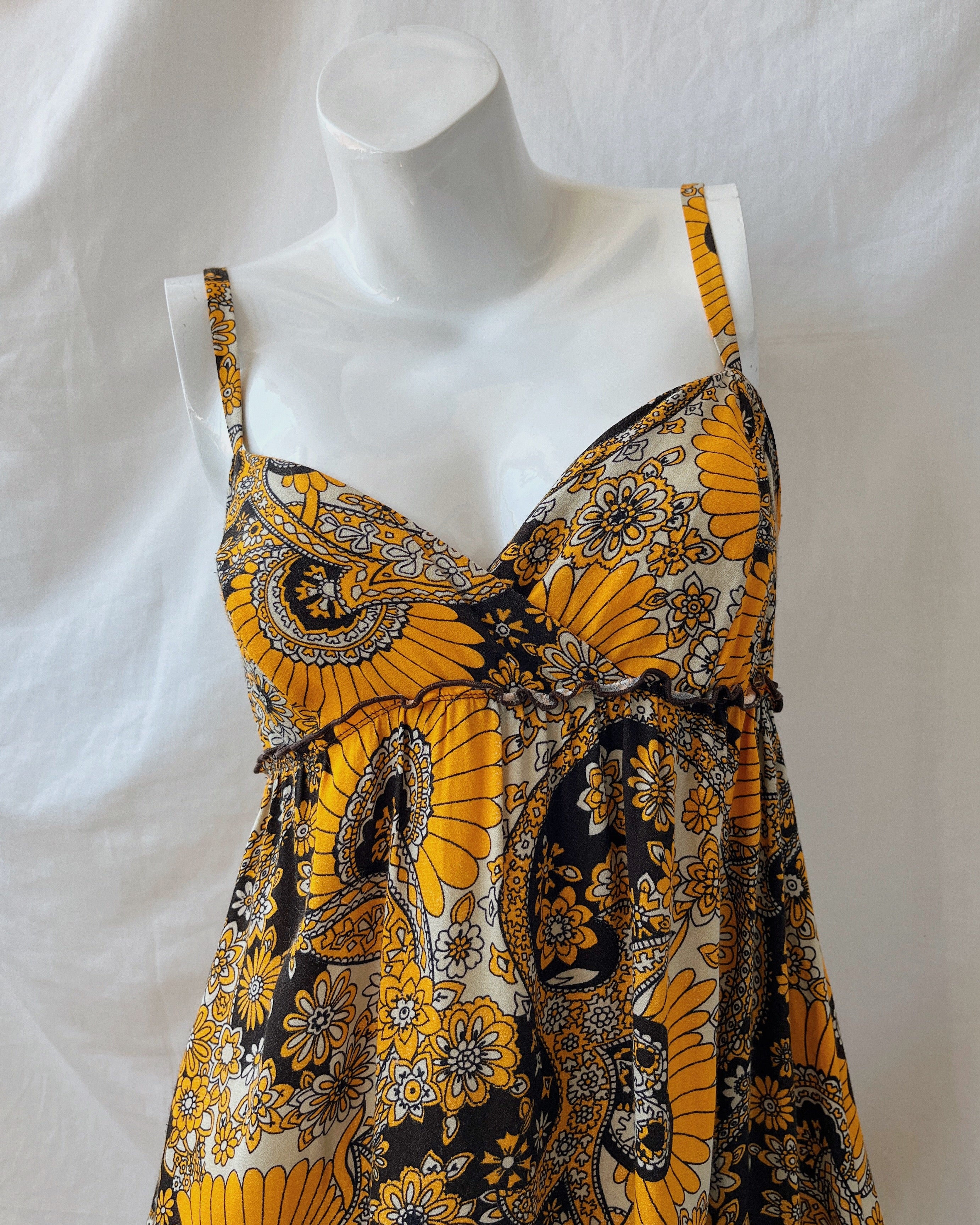 Babydoll floral top (S)
