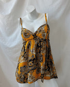 Babydoll floral top (S)