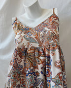 Babydoll paisley top (S)