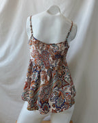 Babydoll paisley top (S)