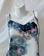 Digital floral print top (XS)