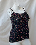 Floral mesh top (M)