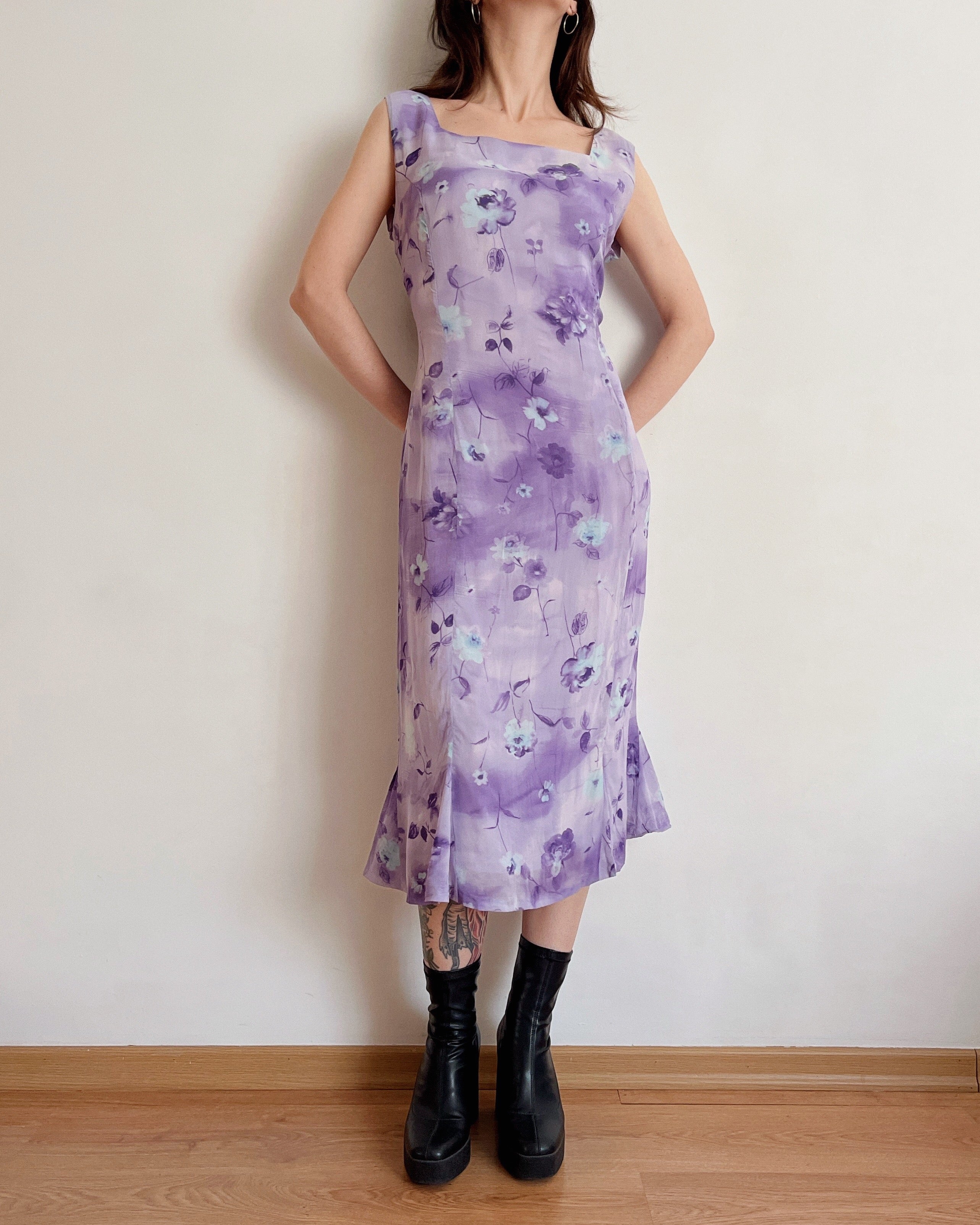 Vintage lilac dress (M/L)