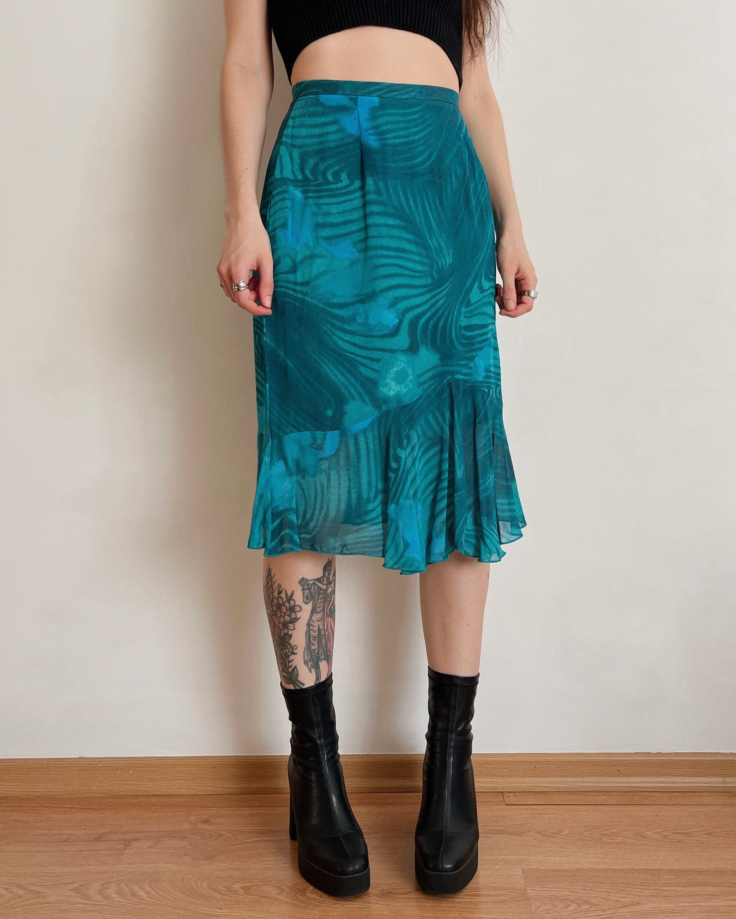 Vintage midi skirt (XS)