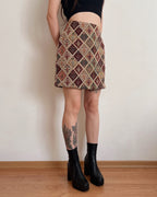 Tapestry mini skirt (M)