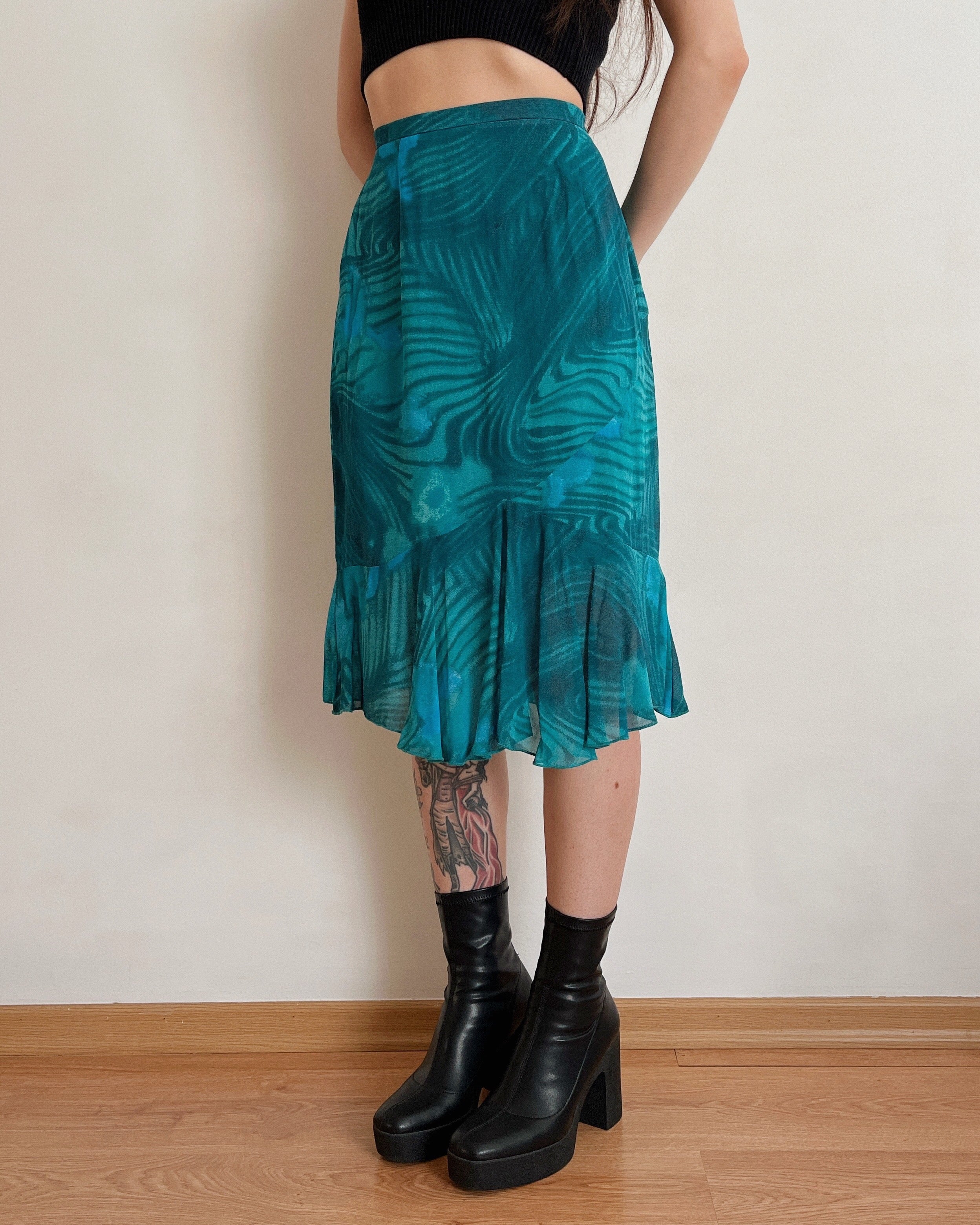 Vintage midi skirt (XS)
