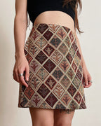 Tapestry mini skirt (M)