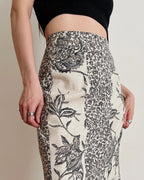 Vintage midi skirt (M)