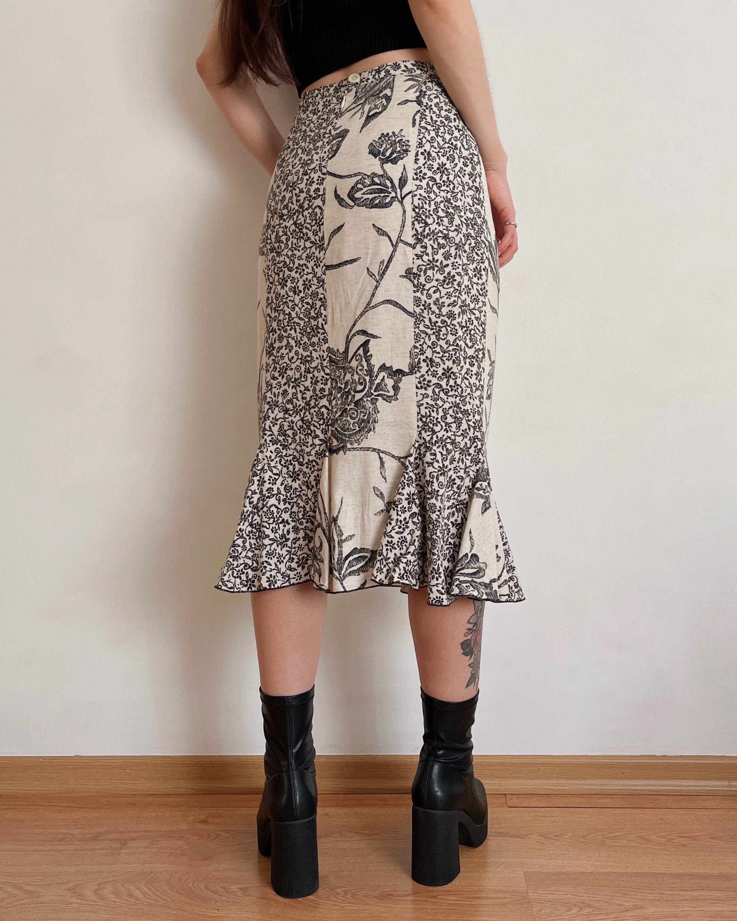Vintage midi skirt (M)