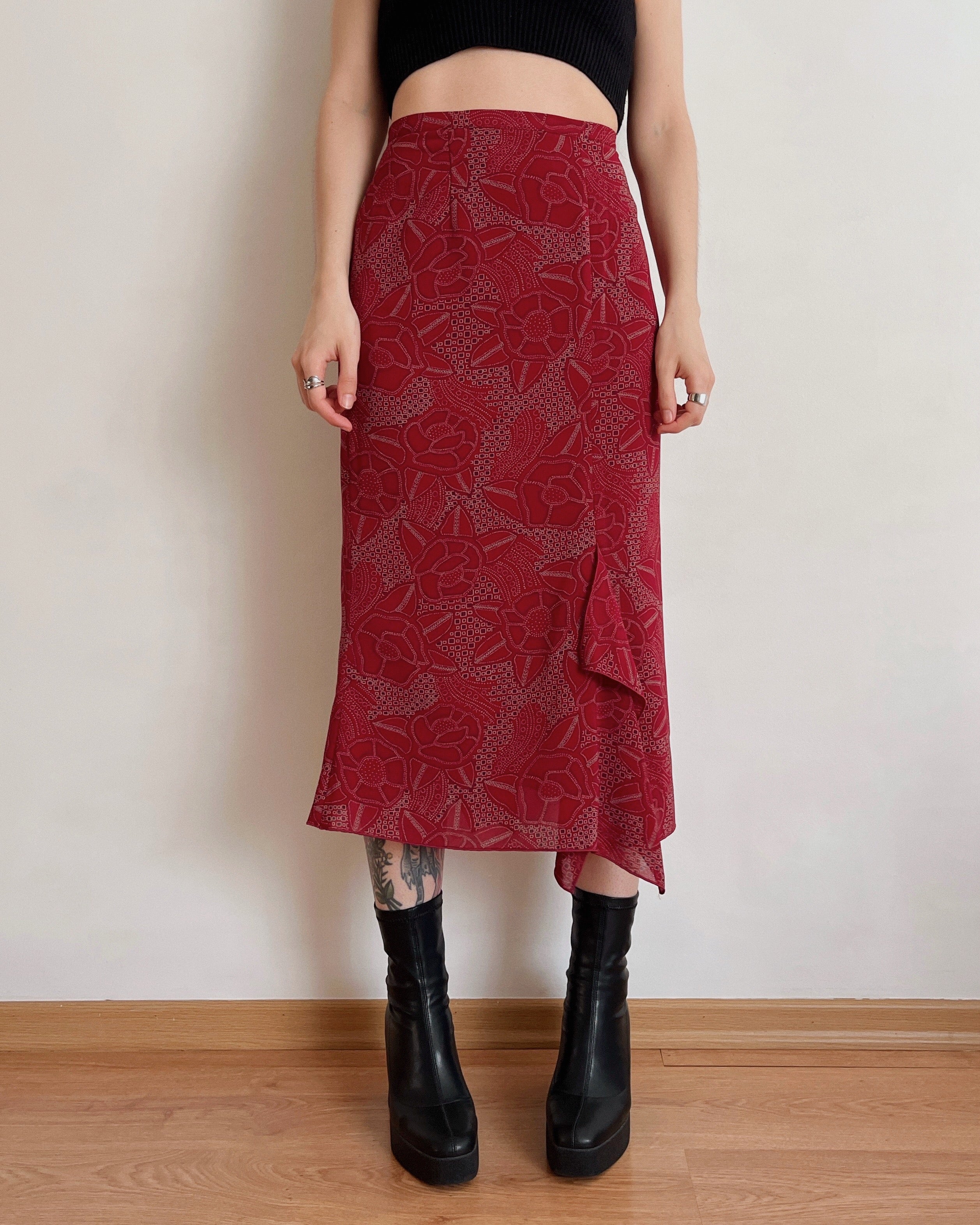 Vintage red skirt (XL)