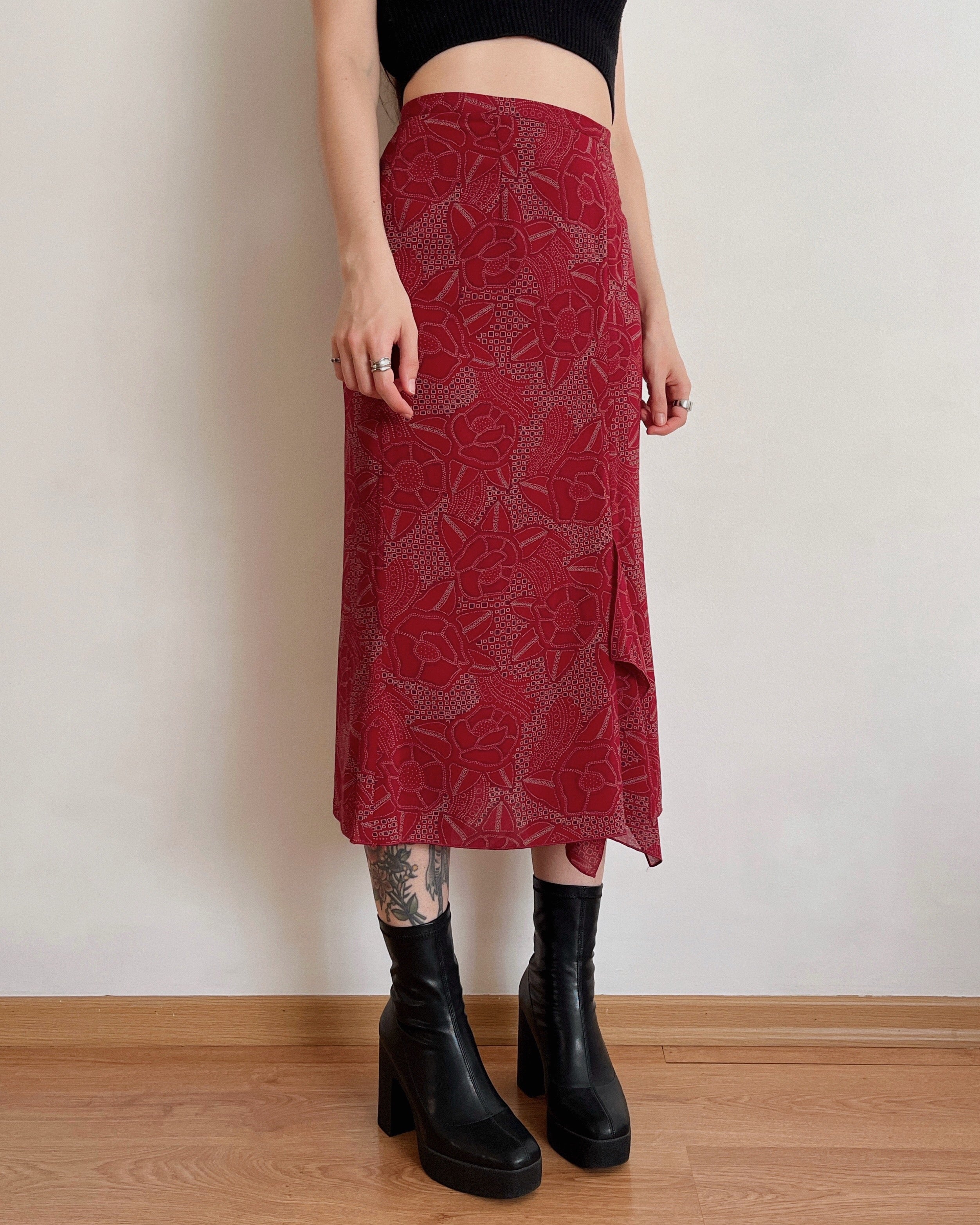 Vintage red skirt (XL)