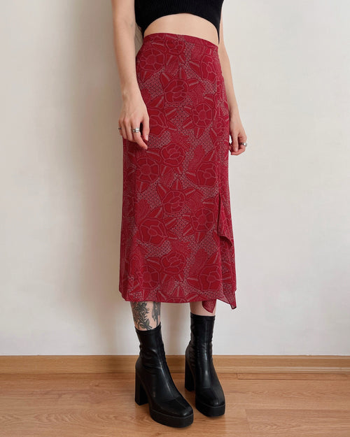 Vintage red skirt (XL)
