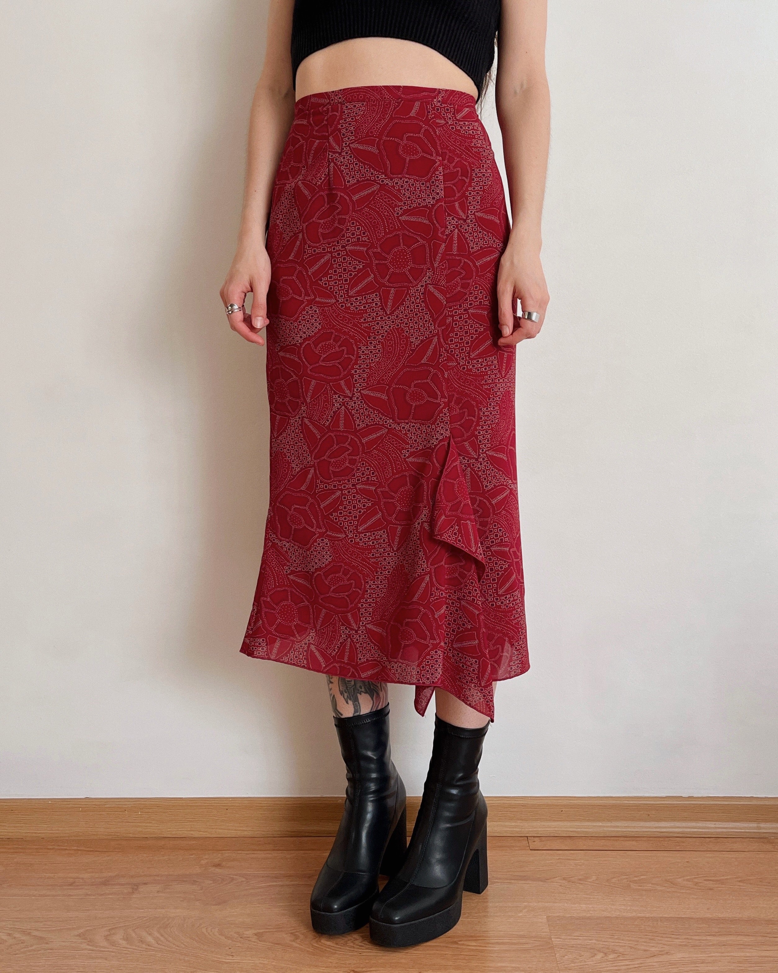 Vintage red skirt (XL)