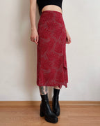 Vintage red skirt (XL)