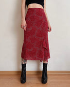 Vintage red skirt (XL)