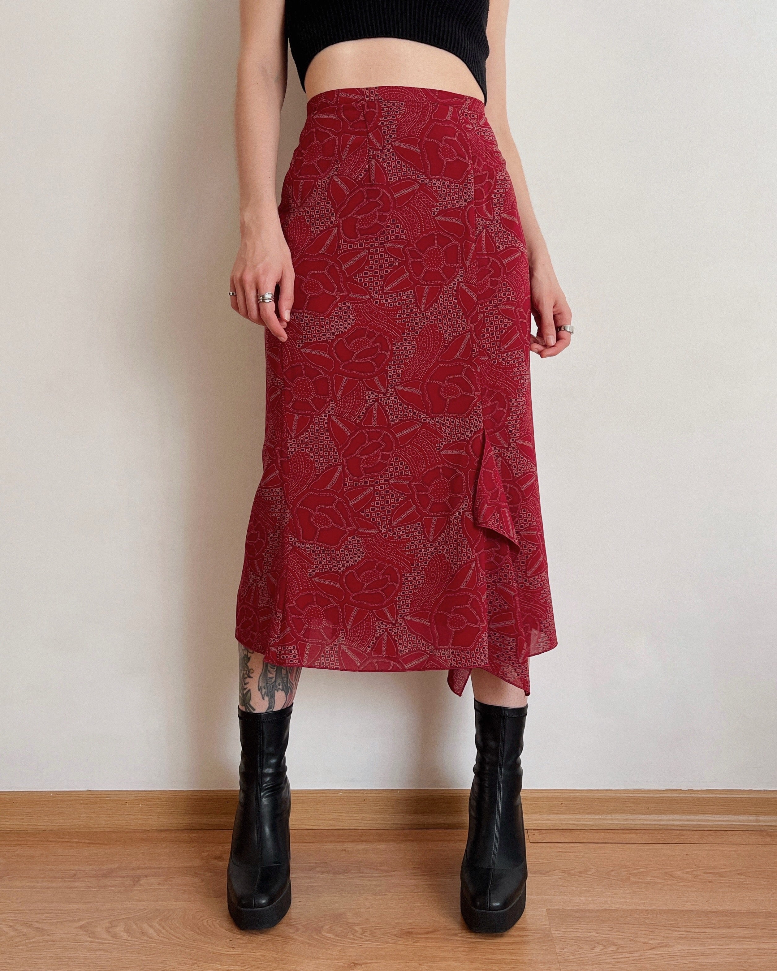 Vintage red skirt (XL)