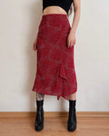 Vintage red skirt (XL)