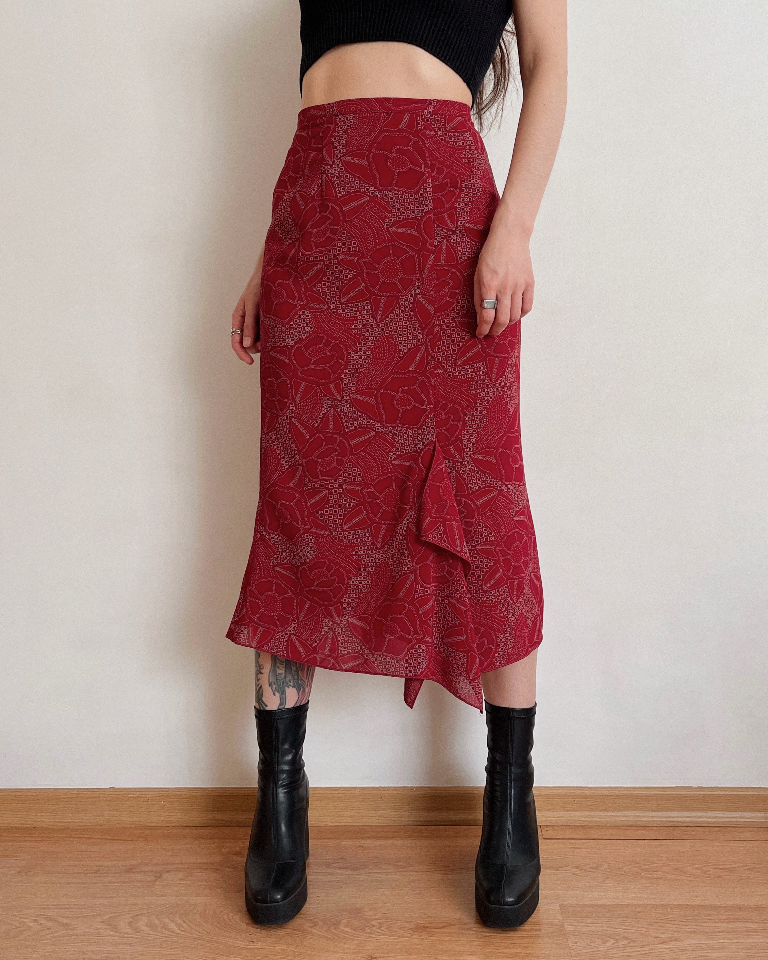 Vintage red skirt (XL)