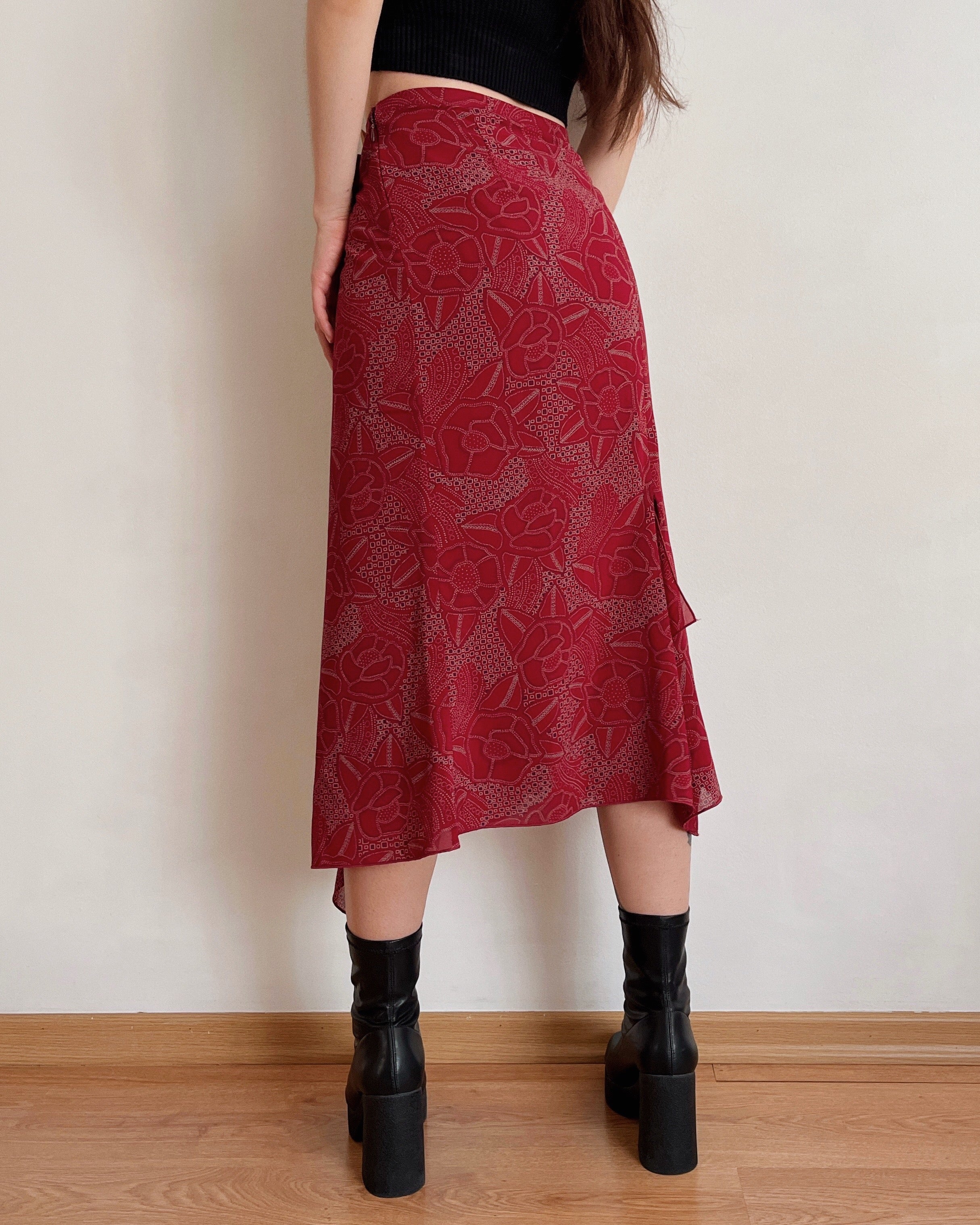 Vintage red skirt (XL)
