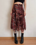 Vintage asymmetric skirt (2XS-L)