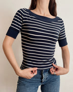 Vintage boat neck top (XS)