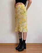 Vintage midi skirt (2XL)