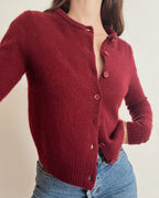 Cropped knit cardigan (XS)