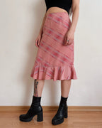 Pink midi skirt (XS/S)
