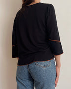 Asymmetric vintage top (M-XL)