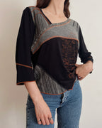 Asymmetric vintage top (M-XL)