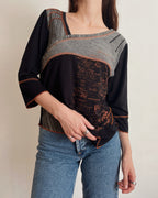 Asymmetric vintage top (M-XL)