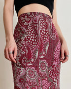 Silk midi skirt (M/L)