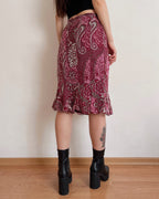 Silk midi skirt (M/L)