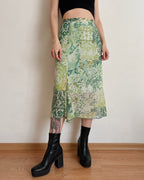 Vintage midi skirt (5XL/6XL)