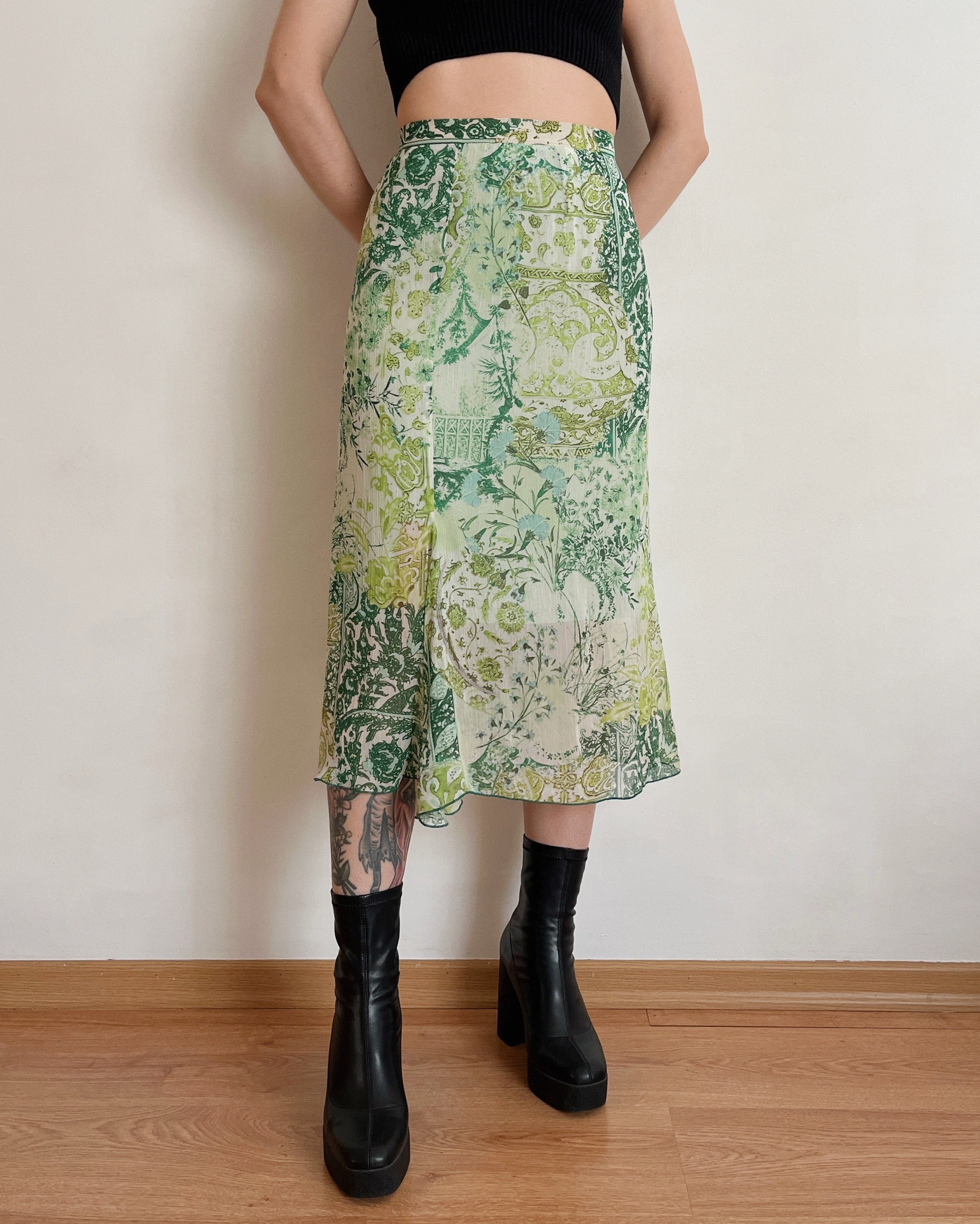 Vintage midi skirt (5XL/6XL)
