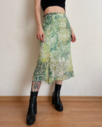 Vintage midi skirt (5XL/6XL)