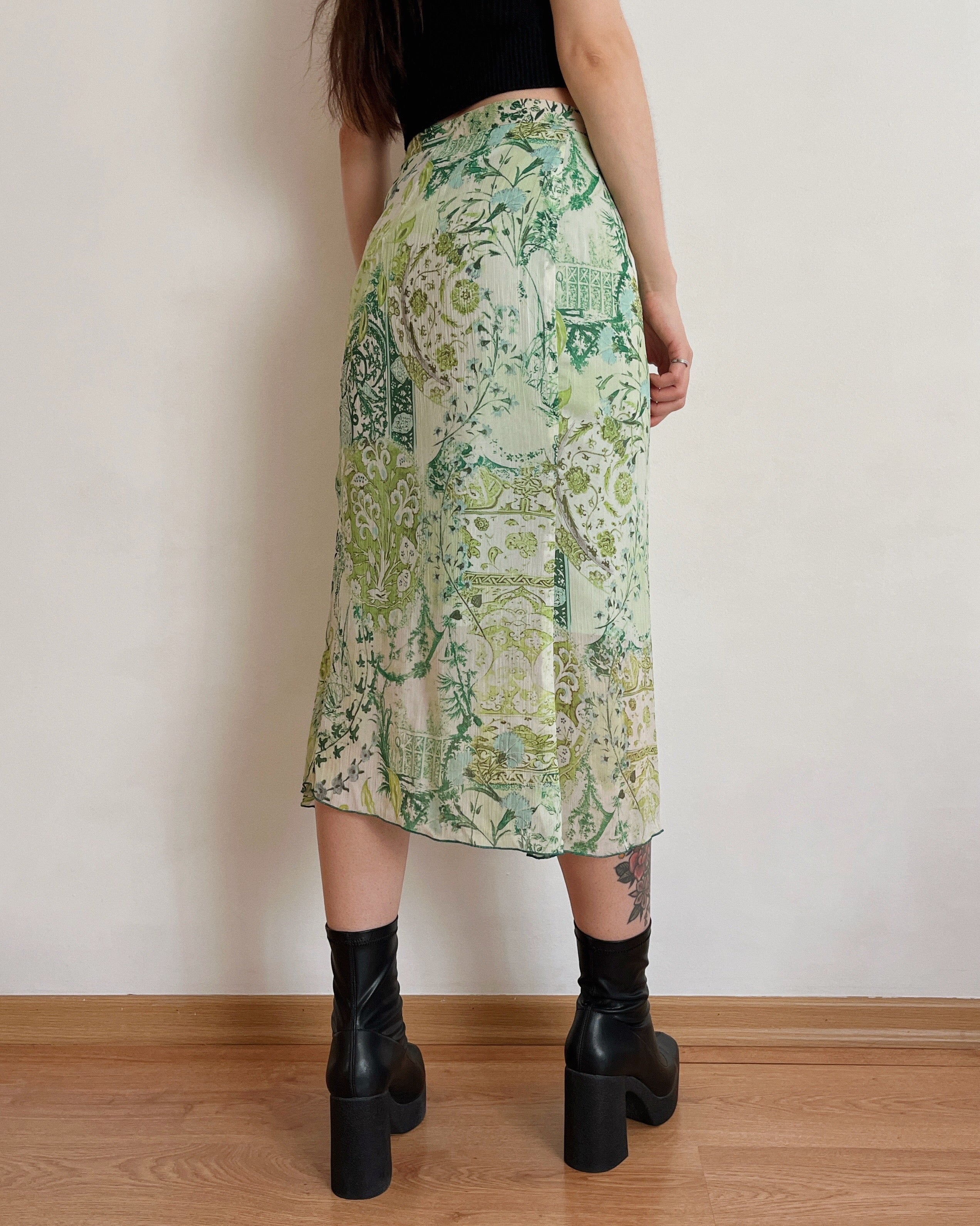 Vintage midi skirt (5XL/6XL)