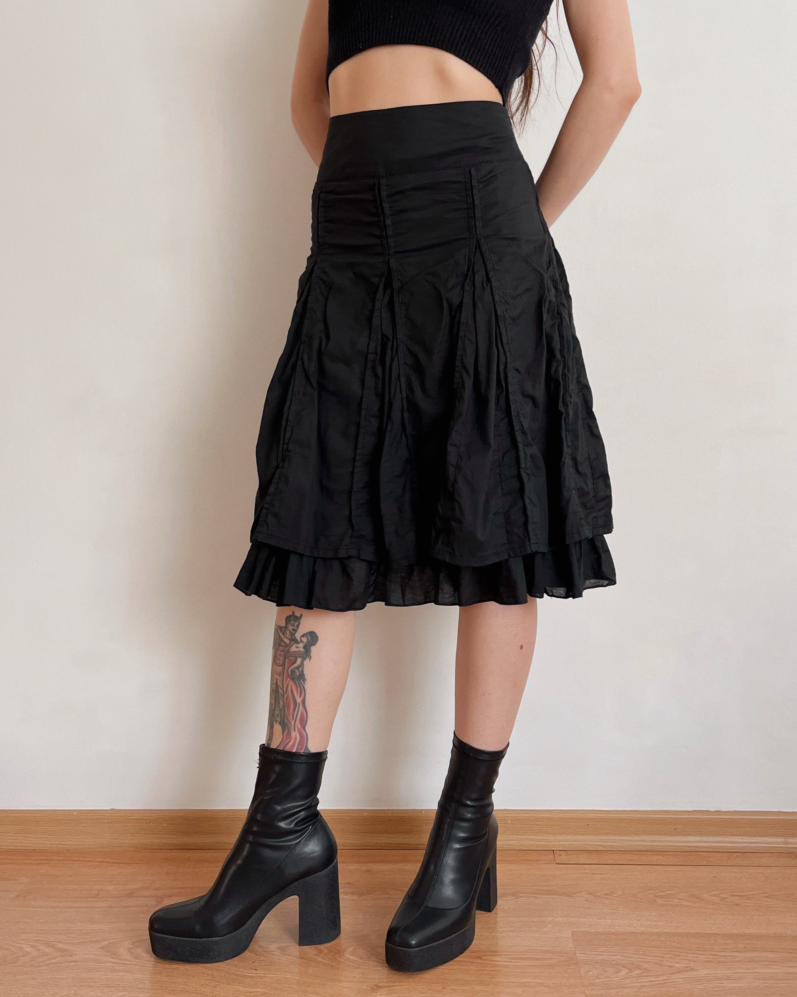 100% cotton midi skirt (M/L)