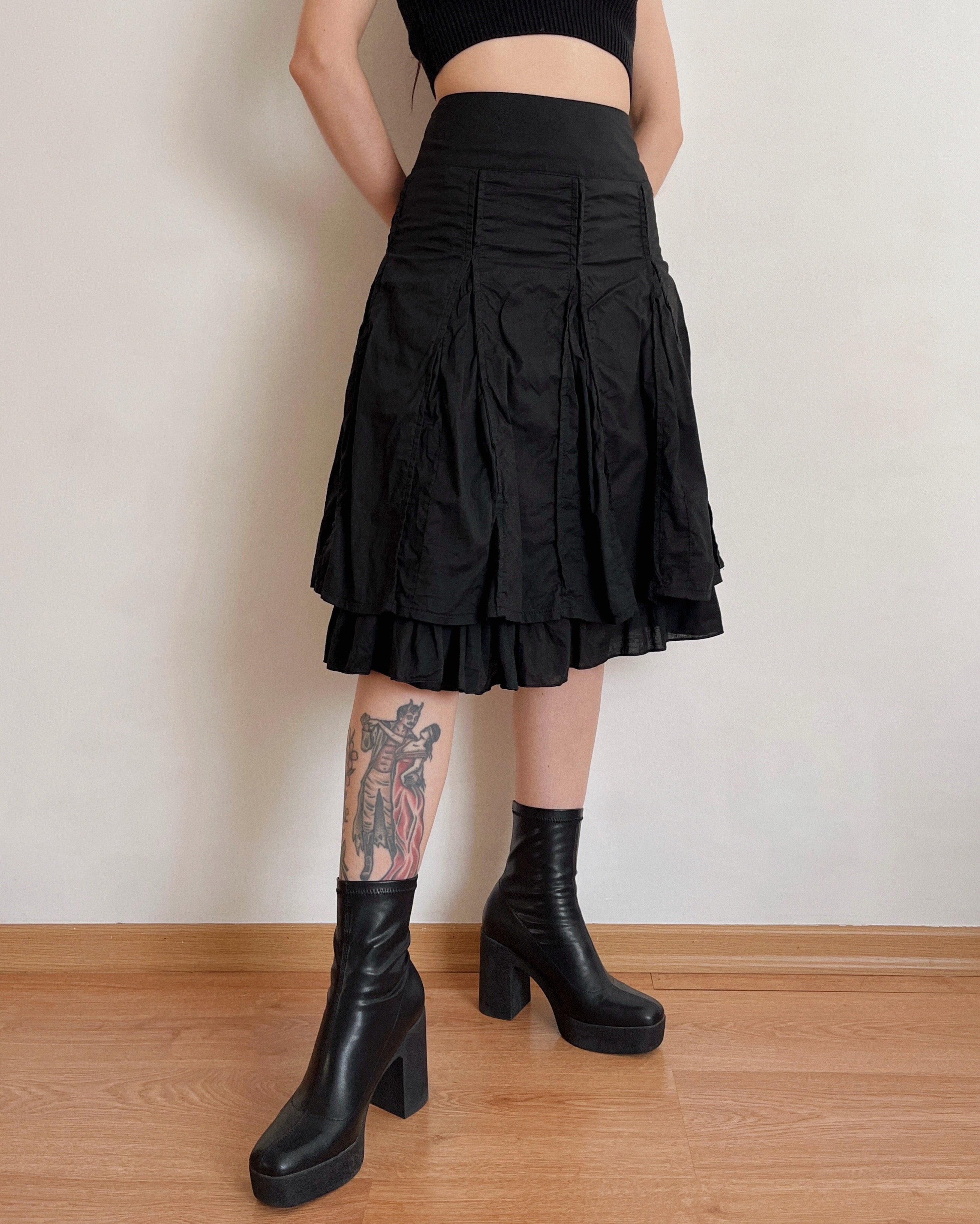 100% cotton midi skirt (M/L)