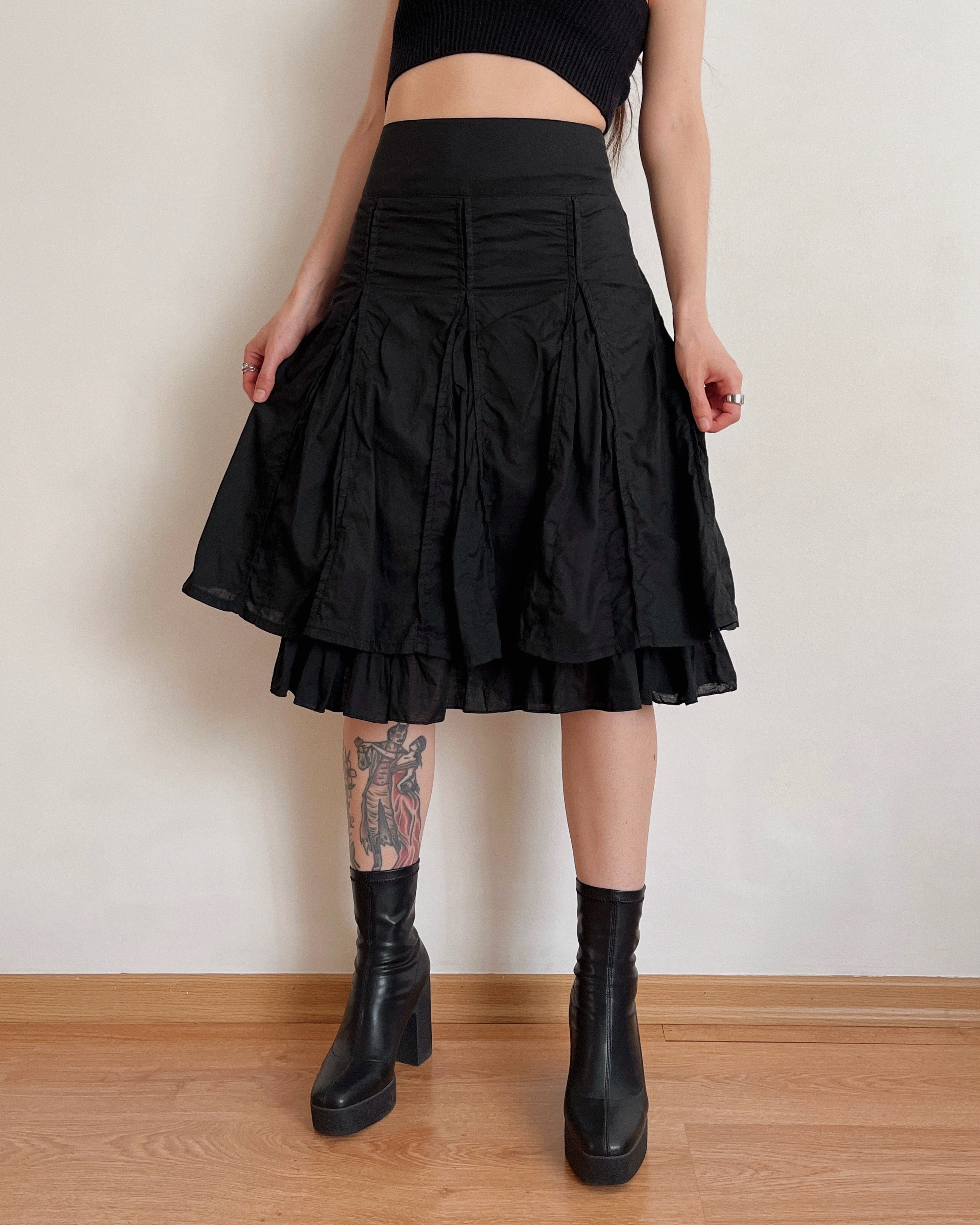 100% cotton midi skirt (M/L)