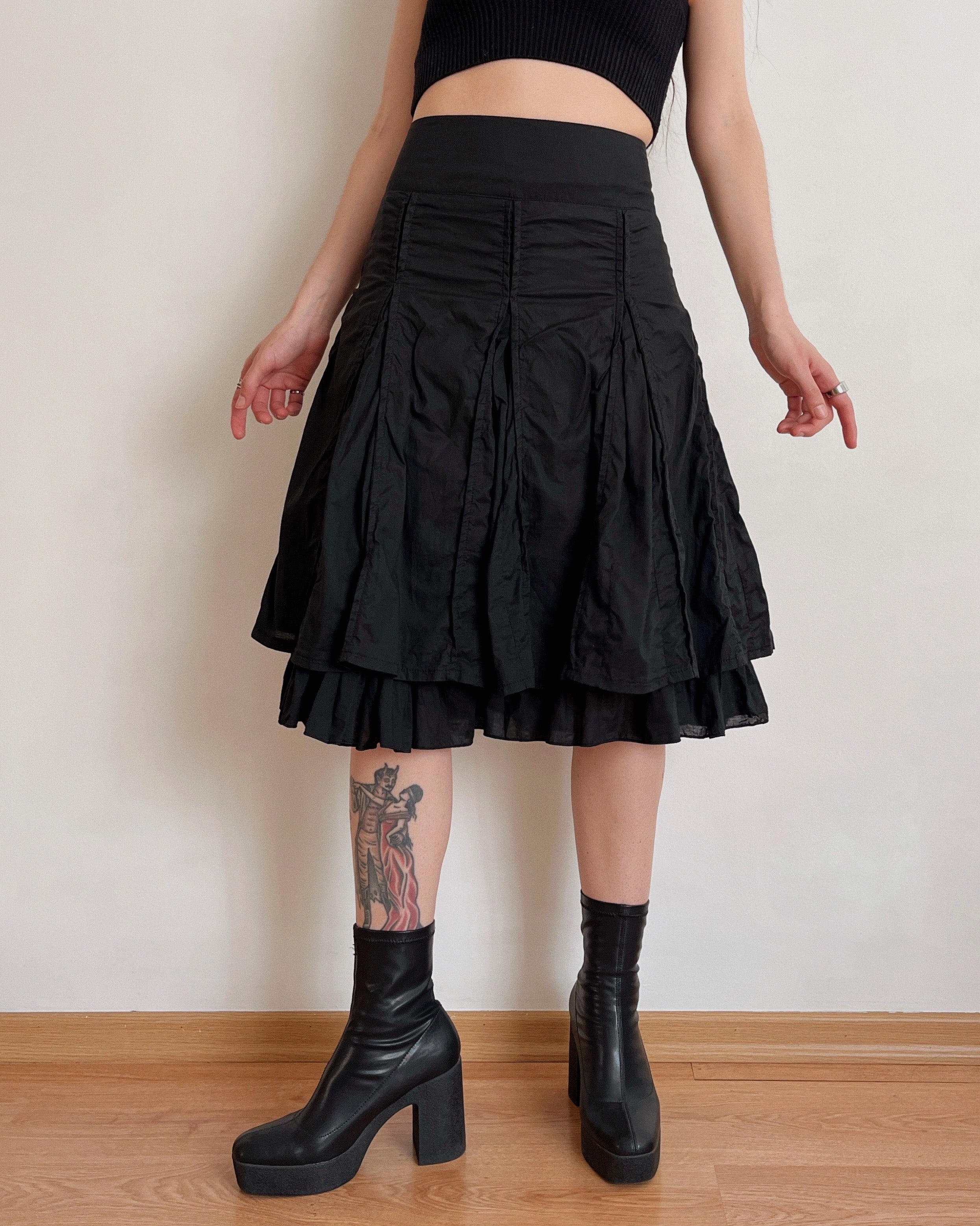 100% cotton midi skirt (M/L)