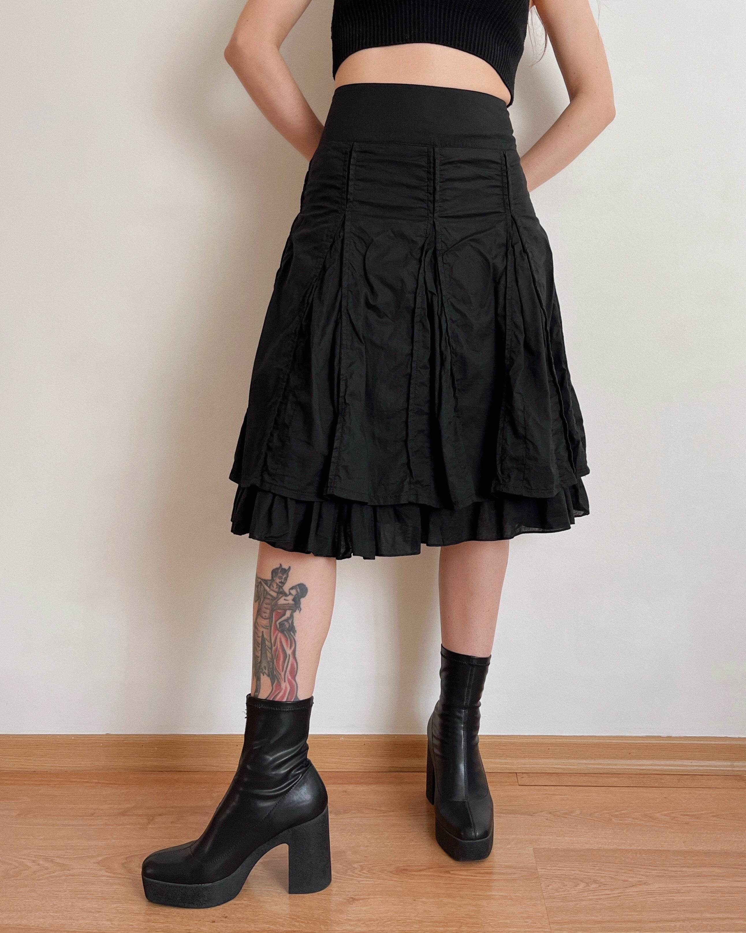 100% cotton midi skirt (M/L)