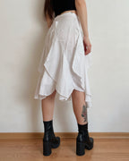 100% linen vintage midi skirt (XS/S)