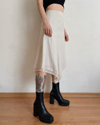 Asymmetric midi skirt (M)