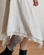 Asymmetric midi skirt (M)