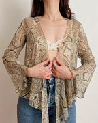 Mesh wrap top (XS-L)