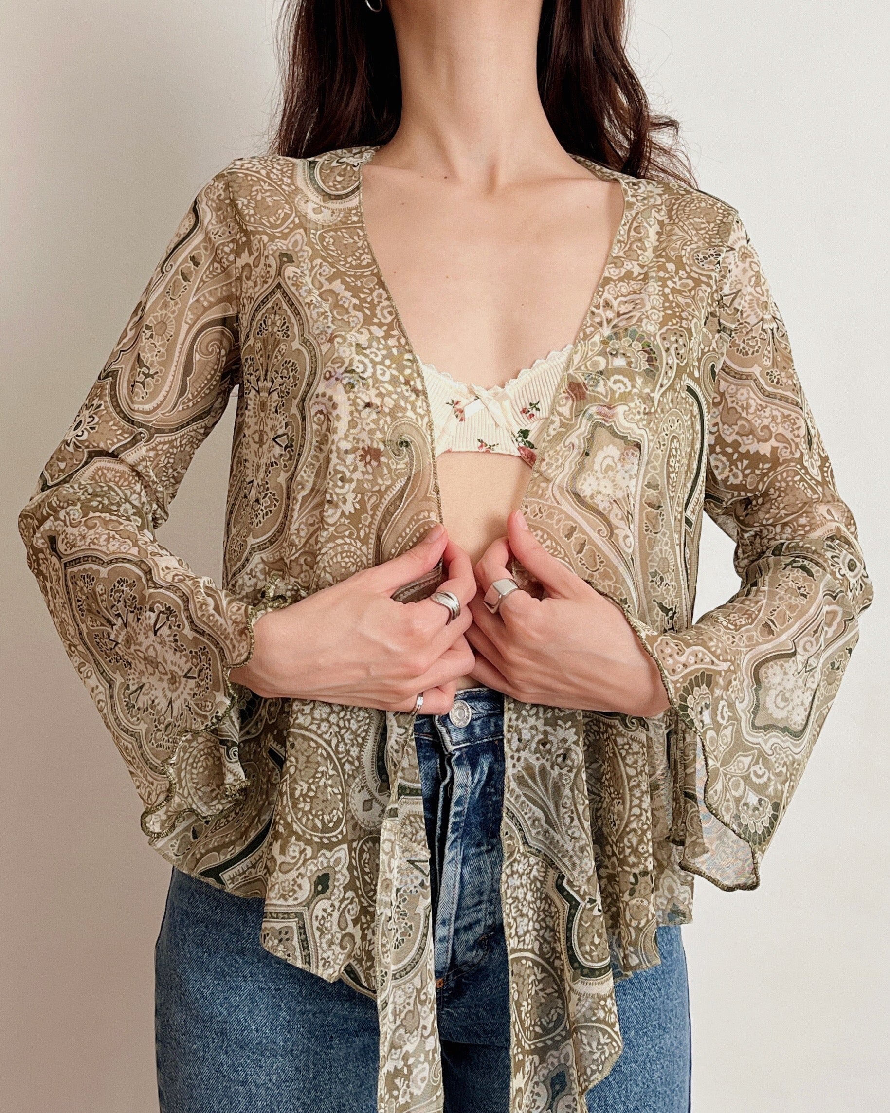 Mesh wrap top (XS-L)