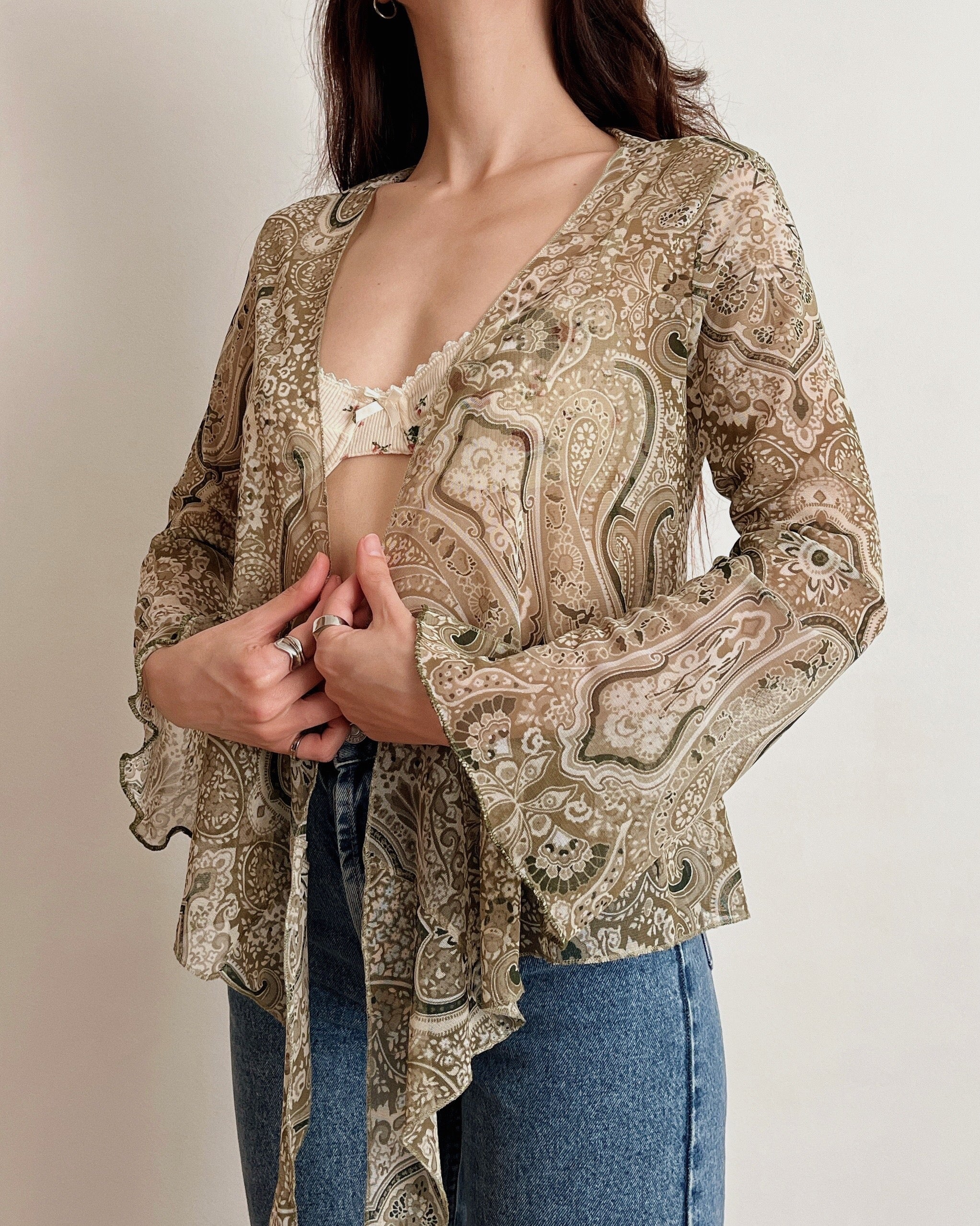 Mesh wrap top (XS-L)