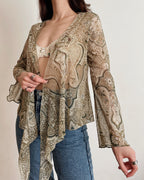 Mesh wrap top (XS-L)