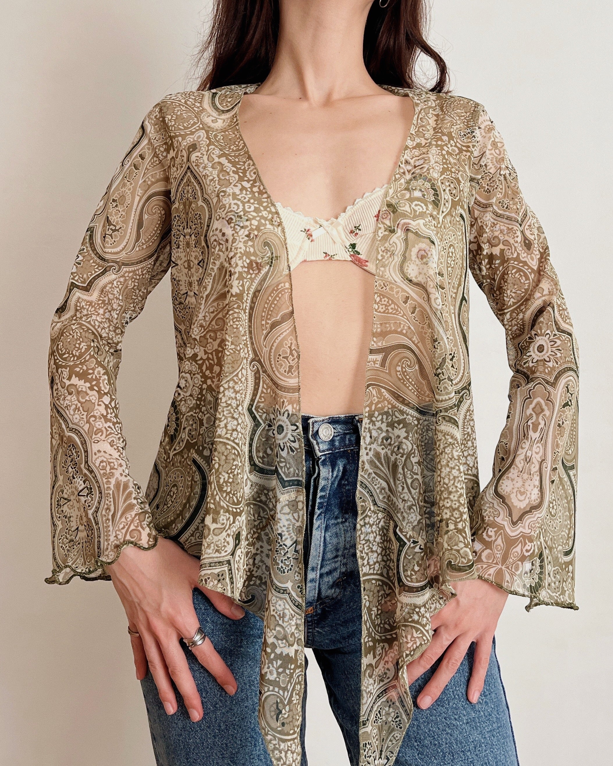 Mesh wrap top (XS-L)